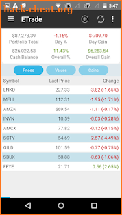 StockMarketEye screenshot