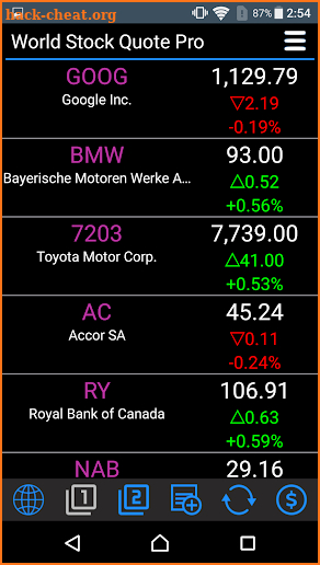 Stocks: World Stock Markets Pro screenshot