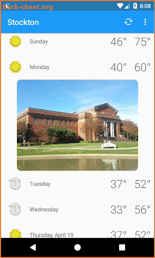 Stockton,CA - weather and more screenshot