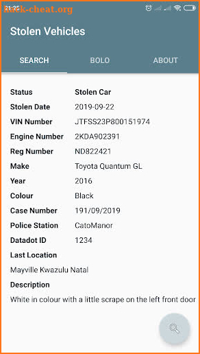 Stolen Vehicles screenshot