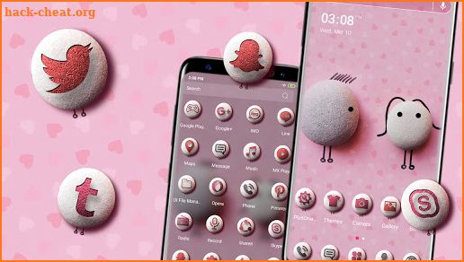 Stone Love Launcher Theme screenshot