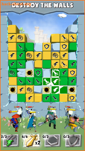 Stone Wall: Match and RPG screenshot