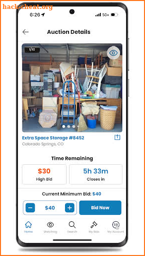 StorageTreasures Auction App screenshot