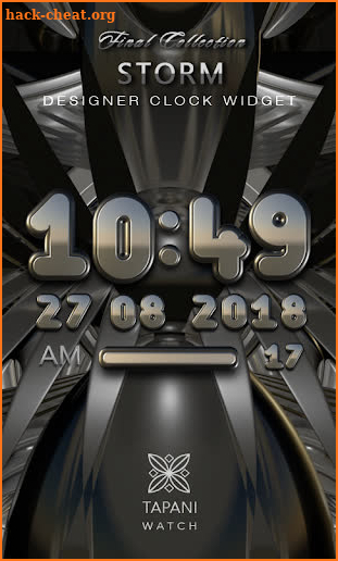 STORM Digital Clock Widget screenshot