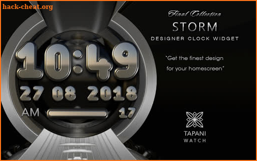 STORM Digital Clock Widget screenshot