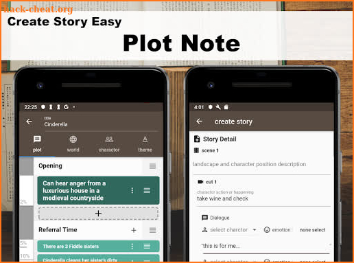 Story Plotter [ write novel, comic, movie!! ] screenshot