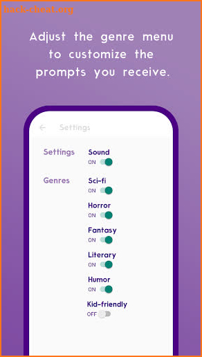 Storybot: Creative Writing Prompts screenshot