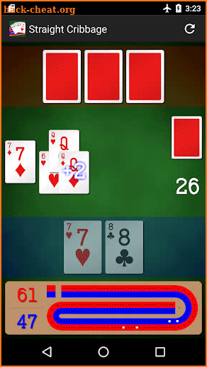 Straight Cribbage screenshot