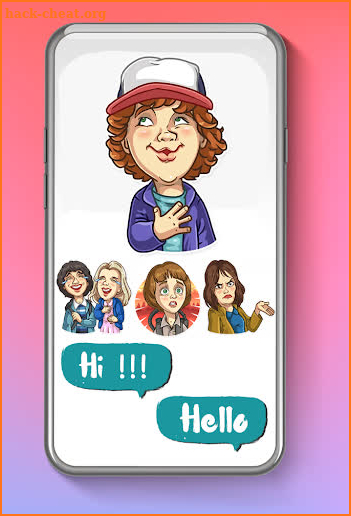 Stranger Things 3 Wastickerapps screenshot