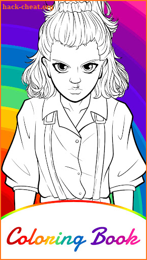 Stranger Things Coloring Book screenshot