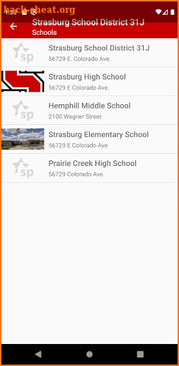 Strasburg School District 31J screenshot