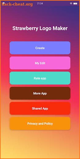 Strawberry Logo Maker App screenshot