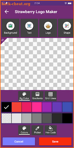 Strawberry Logo Maker App screenshot