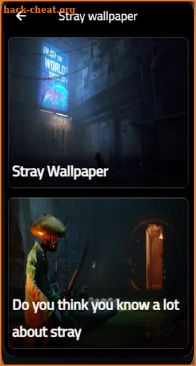 Stray wallpaper screenshot