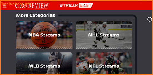 StreamEast - Live Sport Events screenshot