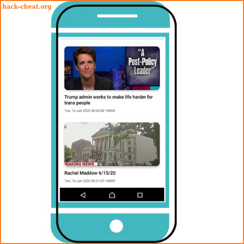 STREAMING APP - MSNBC RSS NEWS FEED LIVE screenshot