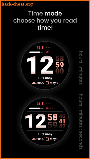 Streamlined Watch Face screenshot