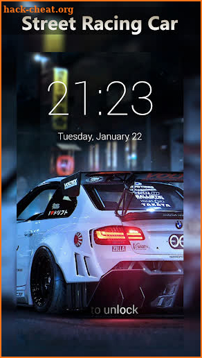 Street Racing Car Lock Screen & Wallpapers screenshot