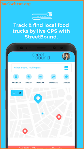 StreetBound Food Truck Finder screenshot