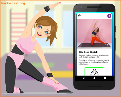 Stretching exercises for beginners screenshot