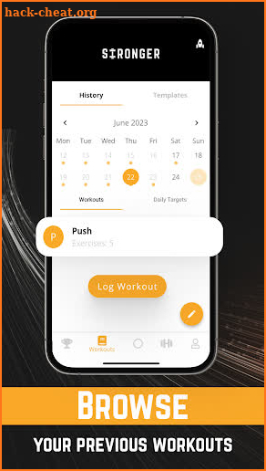 Stronger - Workout Gym Tracker screenshot