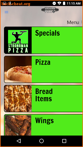 Strongman Pizza - Redlands screenshot