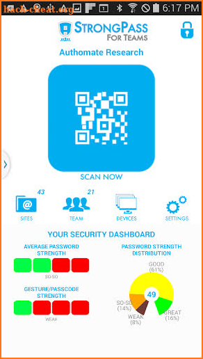 StrongPass Teams screenshot