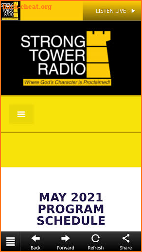 StrongTower Radio WGCP screenshot