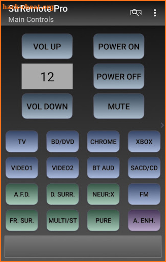 StrRemote Pro - for STR-DN1080 AV receivers screenshot