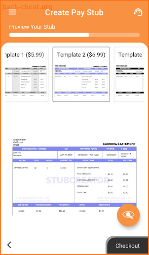 STUBCREATOR screenshot