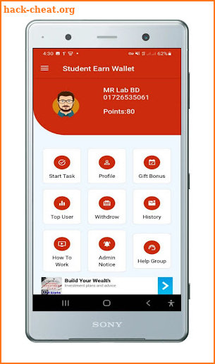 Student Earn Wallet screenshot