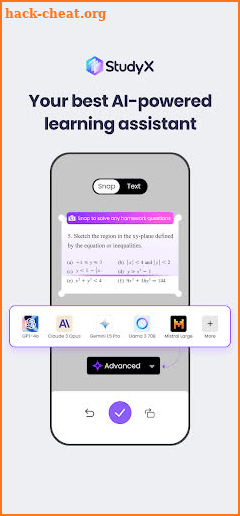 StudyX - Homework Help screenshot