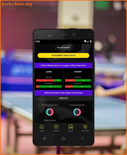 Stupa Analytics - Table Tennis Match Analysis screenshot