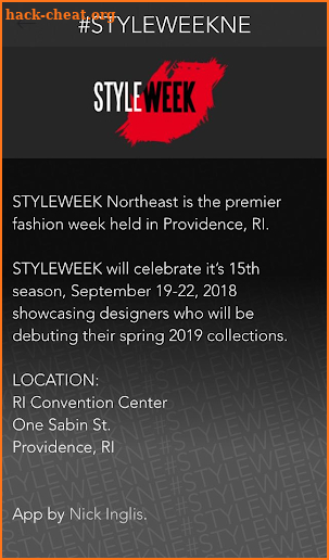 STYLEWEEK NORTHEAST screenshot