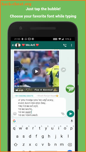Stylish Text : Chat with Styles (Stylish Fonts) screenshot