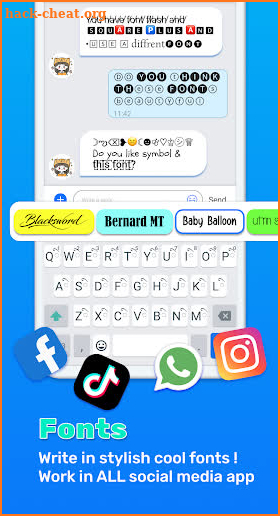 Stylish Text - Fonts Keyboard screenshot