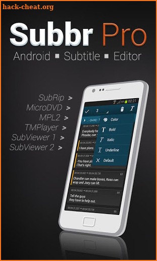 Subbr Pro: Subtitle Editor screenshot