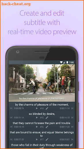 Subcake - Add Subtitle to Video, Subtitle Maker screenshot