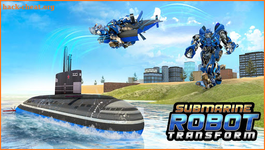 Submarine Robot Transform War: Robot Hero Games screenshot