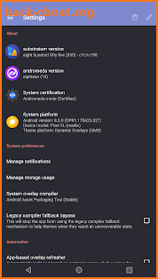 substratum theme engine screenshot