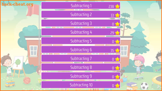 Subtraction Skill Builders screenshot