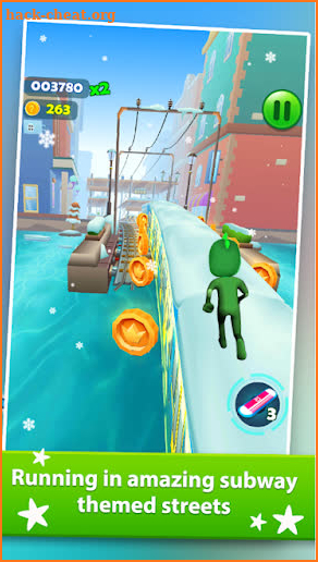 Subway Dash PJ Adventure 3D screenshot