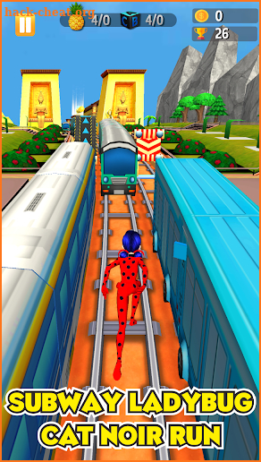 Subway Lady Bug Run screenshot