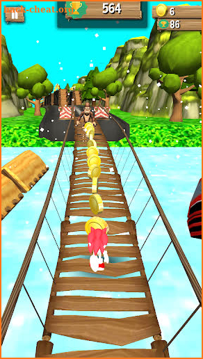 Subway runner sonic's friend nakels screenshot