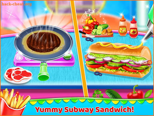 Subway Sandwich Maker: Fast Food Games screenshot