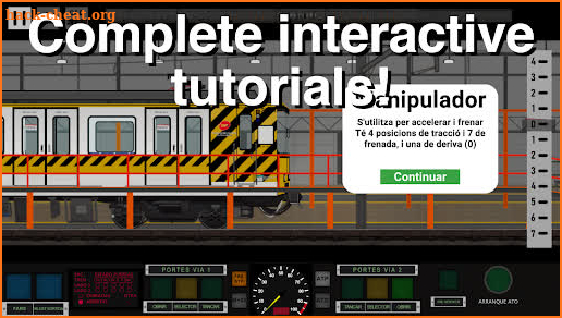 Subway Simulator 2D: Barcelona screenshot