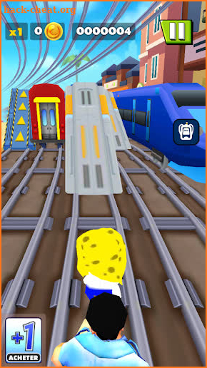 Subway Sponge Neighbor Runner screenshot