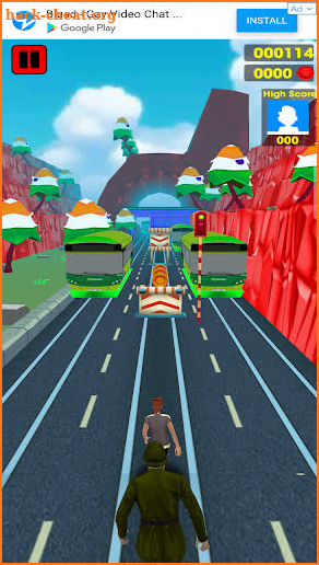 Subway Surf Train Rush 3D screenshot