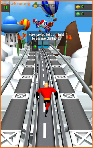 Subway The incredibles 2 Games Running 3D screenshot