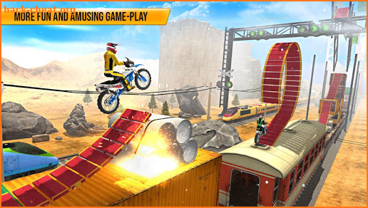 Subway Train - Bike Stunts screenshot